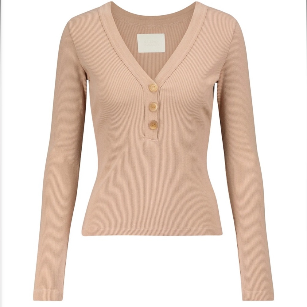 Citizens of Humanity Scarlett Rib Henley Tee
